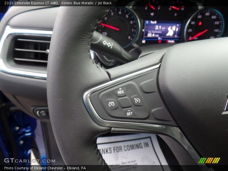 Kinetic Blue Metallic / Jet Black 2019 Chevrolet Equinox LT AWD