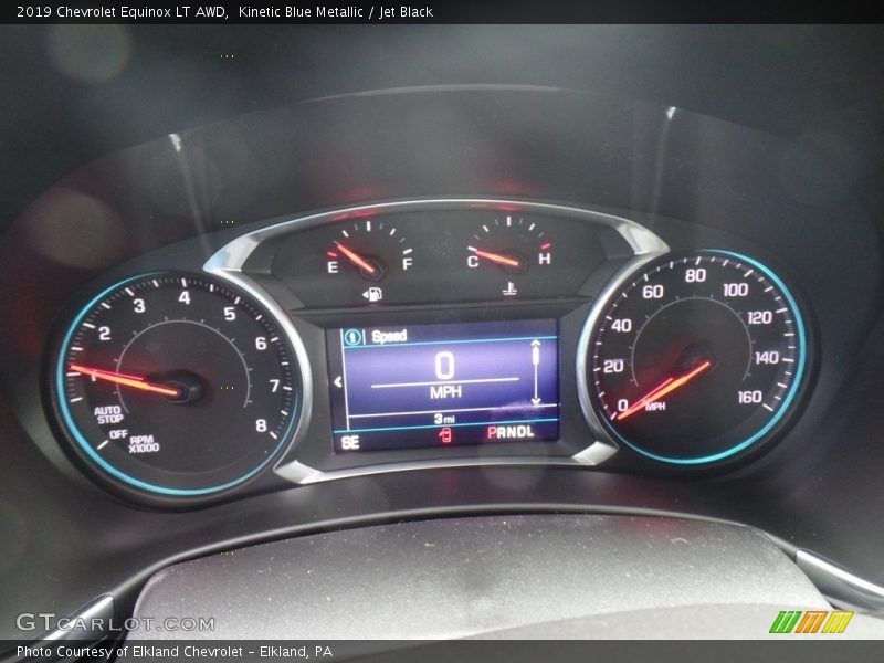 Kinetic Blue Metallic / Jet Black 2019 Chevrolet Equinox LT AWD