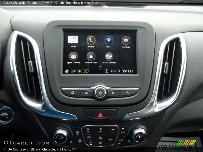 Kinetic Blue Metallic / Jet Black 2019 Chevrolet Equinox LT AWD