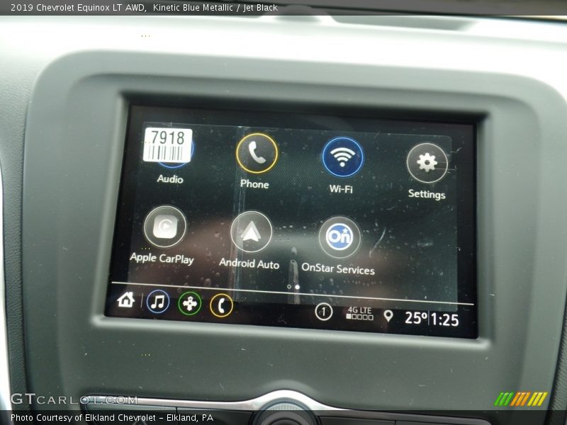 Kinetic Blue Metallic / Jet Black 2019 Chevrolet Equinox LT AWD