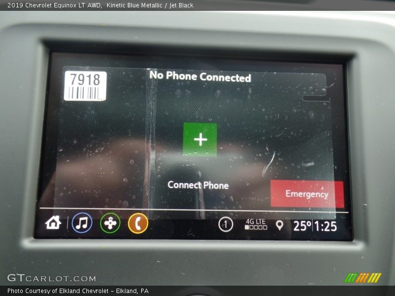 Kinetic Blue Metallic / Jet Black 2019 Chevrolet Equinox LT AWD