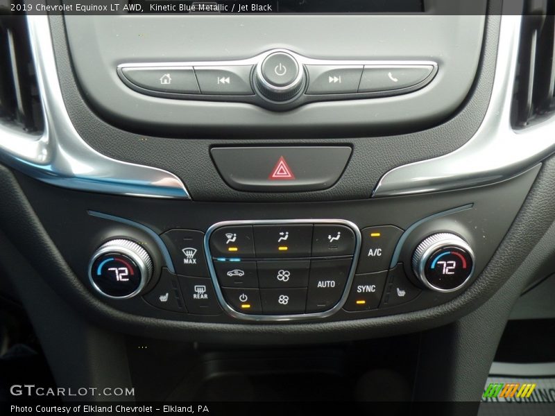 Kinetic Blue Metallic / Jet Black 2019 Chevrolet Equinox LT AWD