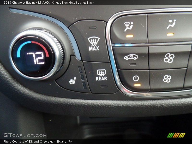 Kinetic Blue Metallic / Jet Black 2019 Chevrolet Equinox LT AWD