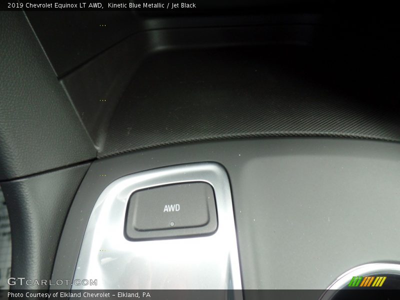 Kinetic Blue Metallic / Jet Black 2019 Chevrolet Equinox LT AWD