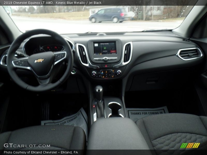 Kinetic Blue Metallic / Jet Black 2019 Chevrolet Equinox LT AWD