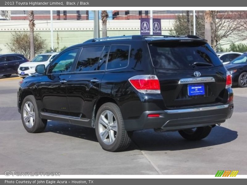 Black / Black 2013 Toyota Highlander Limited