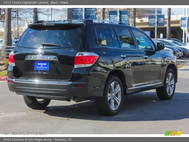 Black / Black 2013 Toyota Highlander Limited