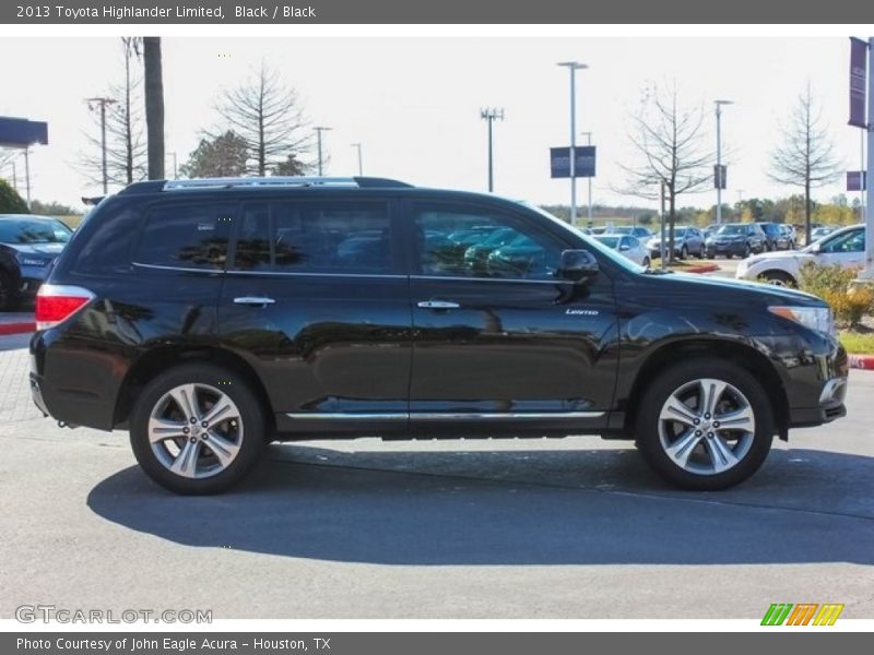 Black / Black 2013 Toyota Highlander Limited