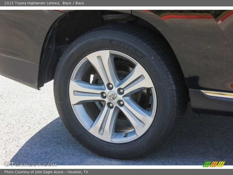 Black / Black 2013 Toyota Highlander Limited