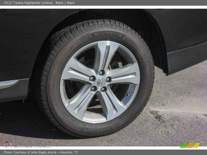 Black / Black 2013 Toyota Highlander Limited