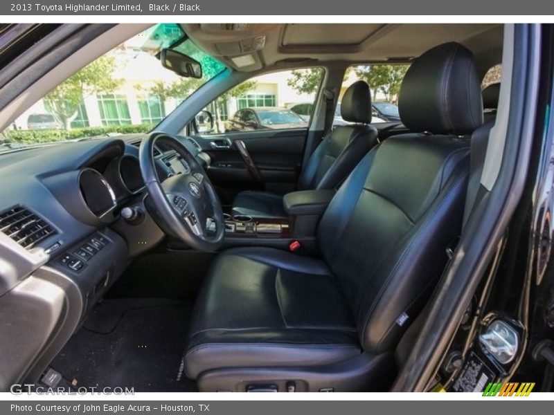 Black / Black 2013 Toyota Highlander Limited