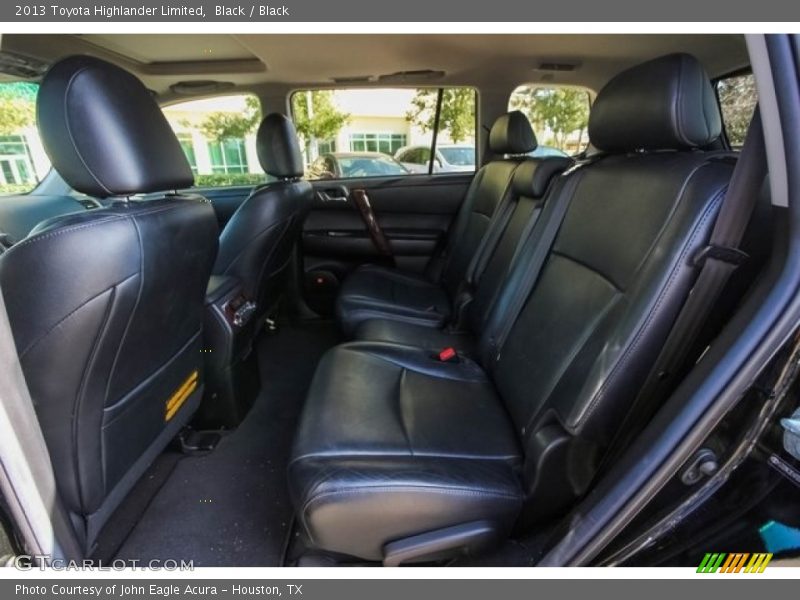 Black / Black 2013 Toyota Highlander Limited