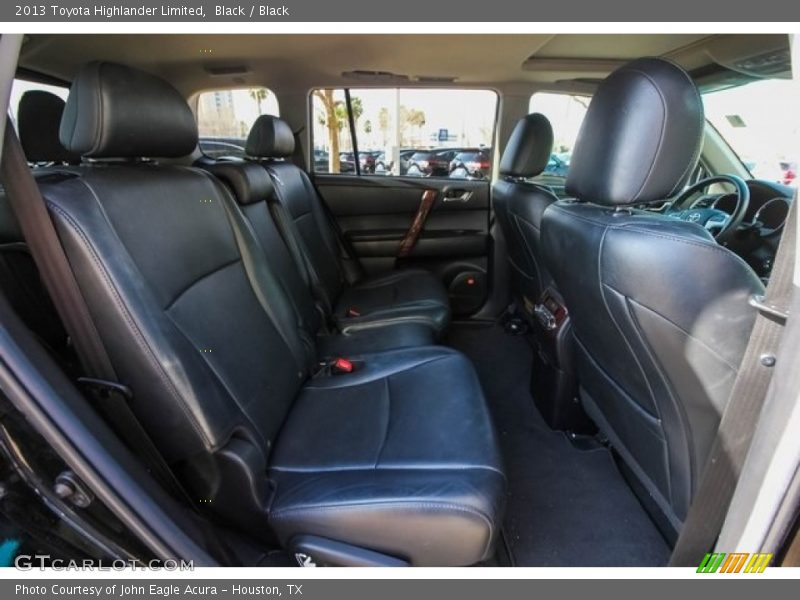 Black / Black 2013 Toyota Highlander Limited