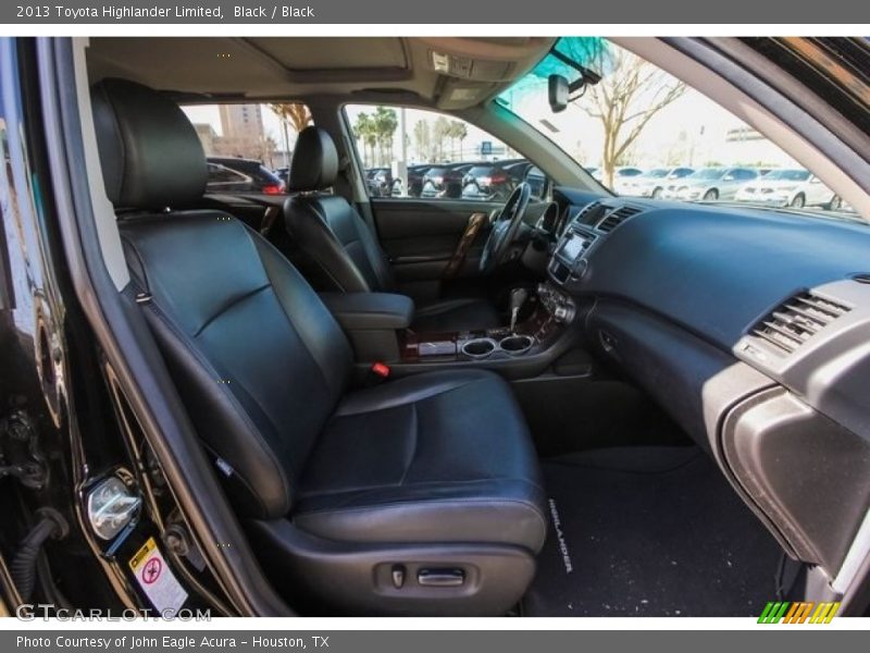 Black / Black 2013 Toyota Highlander Limited