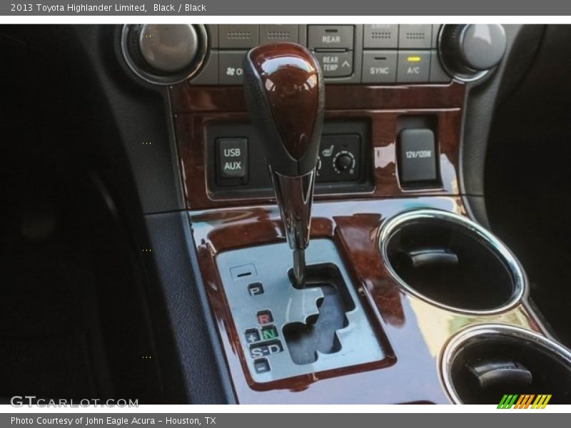Black / Black 2013 Toyota Highlander Limited