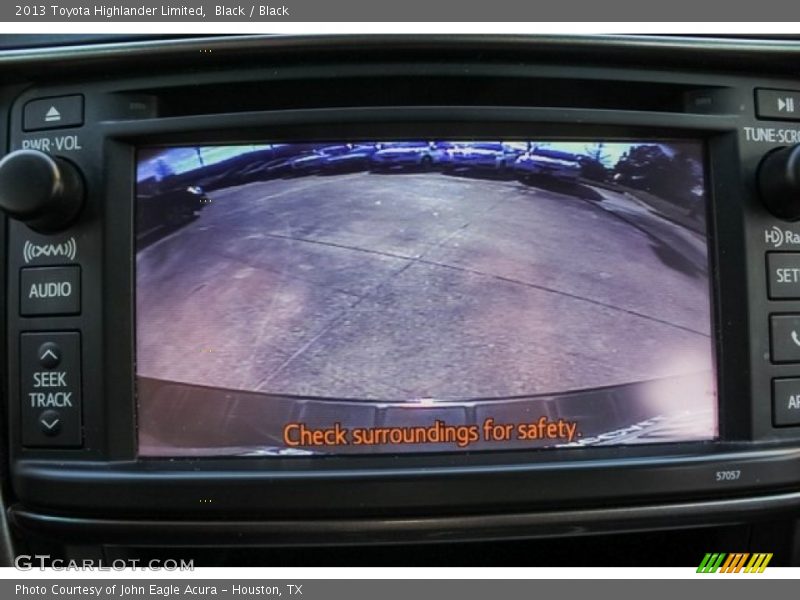 Black / Black 2013 Toyota Highlander Limited