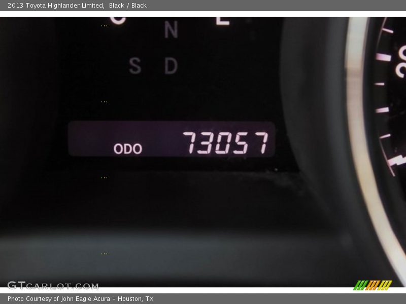 Black / Black 2013 Toyota Highlander Limited