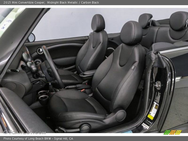Midnight Black Metallic / Carbon Black 2015 Mini Convertible Cooper