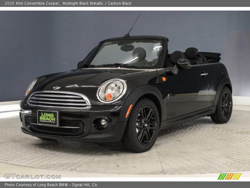 Midnight Black Metallic / Carbon Black 2015 Mini Convertible Cooper