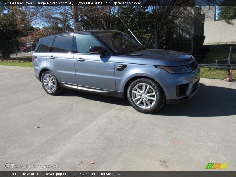 Byron Blue Metallic / Espresso/Almond 2019 Land Rover Range Rover Sport SE