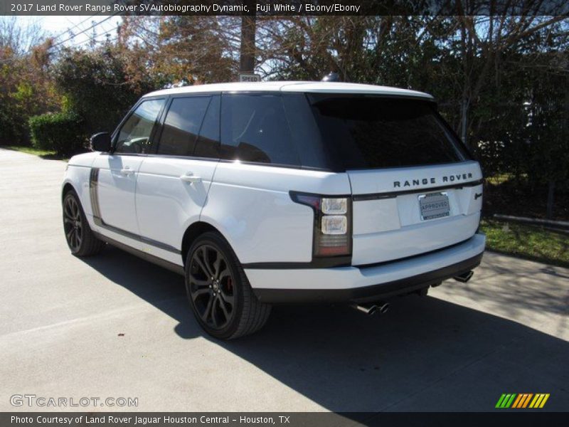 Fuji White / Ebony/Ebony 2017 Land Rover Range Rover SVAutobiography Dynamic