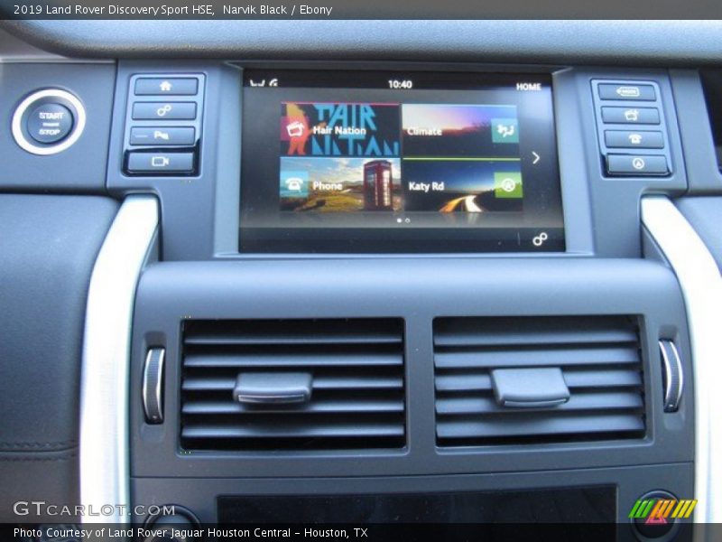 Controls of 2019 Discovery Sport HSE