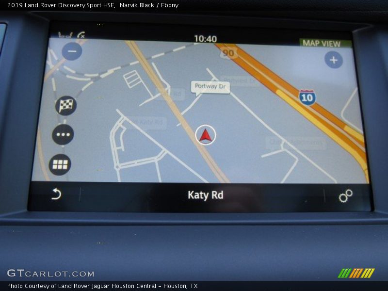 Navigation of 2019 Discovery Sport HSE