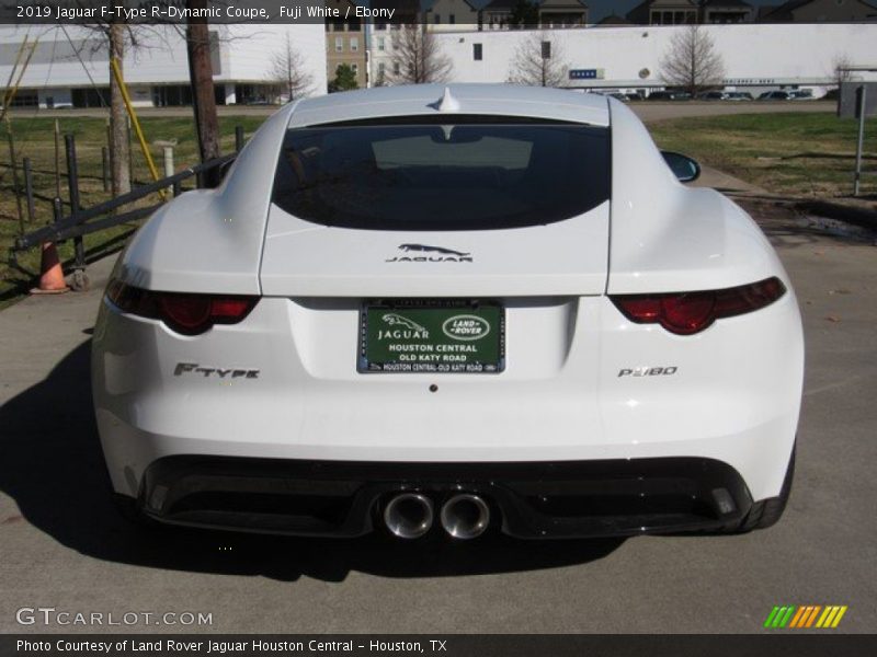 Fuji White / Ebony 2019 Jaguar F-Type R-Dynamic Coupe