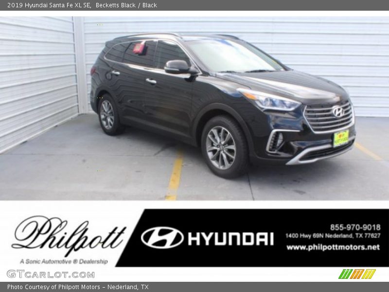 Becketts Black / Black 2019 Hyundai Santa Fe XL SE