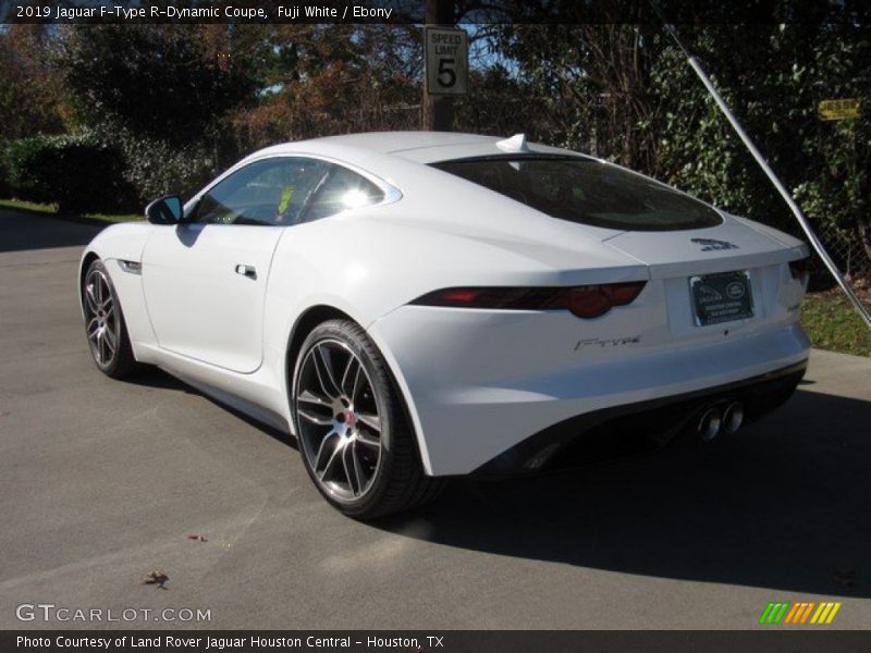 Fuji White / Ebony 2019 Jaguar F-Type R-Dynamic Coupe