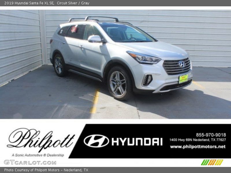 Circuit Silver / Gray 2019 Hyundai Santa Fe XL SE