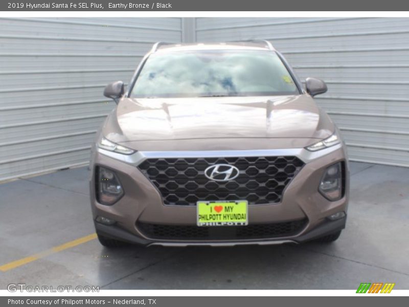 Earthy Bronze / Black 2019 Hyundai Santa Fe SEL Plus