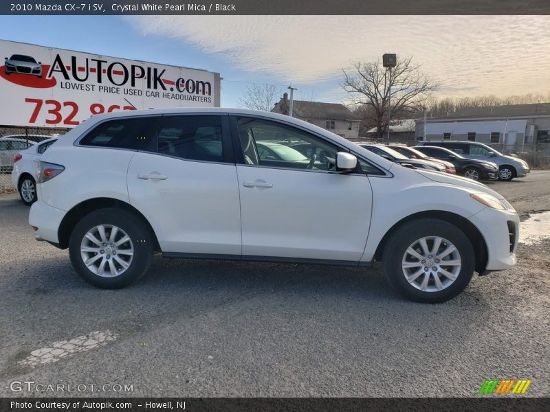 Crystal White Pearl Mica / Black 2010 Mazda CX-7 i SV