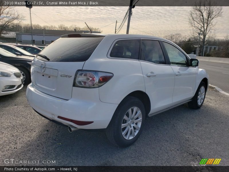 Crystal White Pearl Mica / Black 2010 Mazda CX-7 i SV