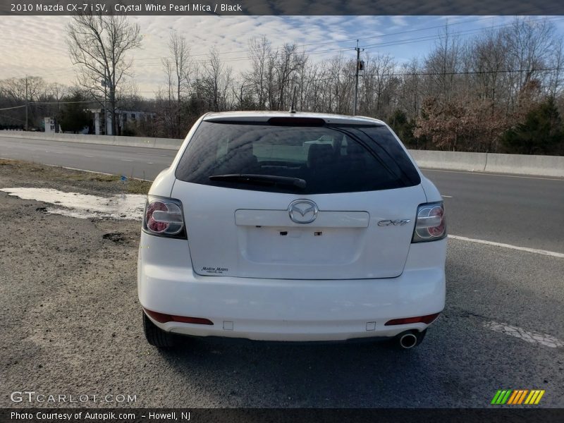 Crystal White Pearl Mica / Black 2010 Mazda CX-7 i SV