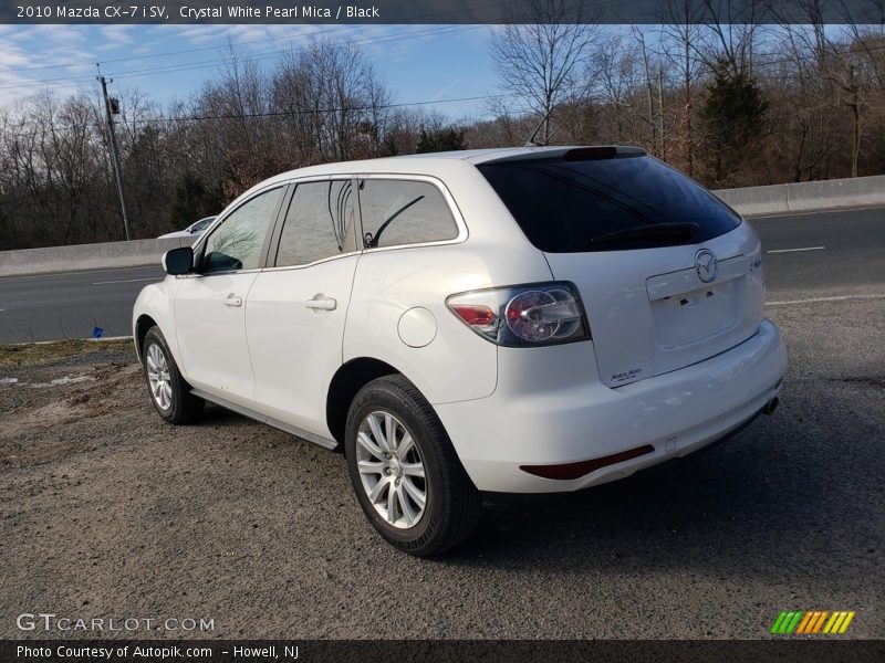 Crystal White Pearl Mica / Black 2010 Mazda CX-7 i SV