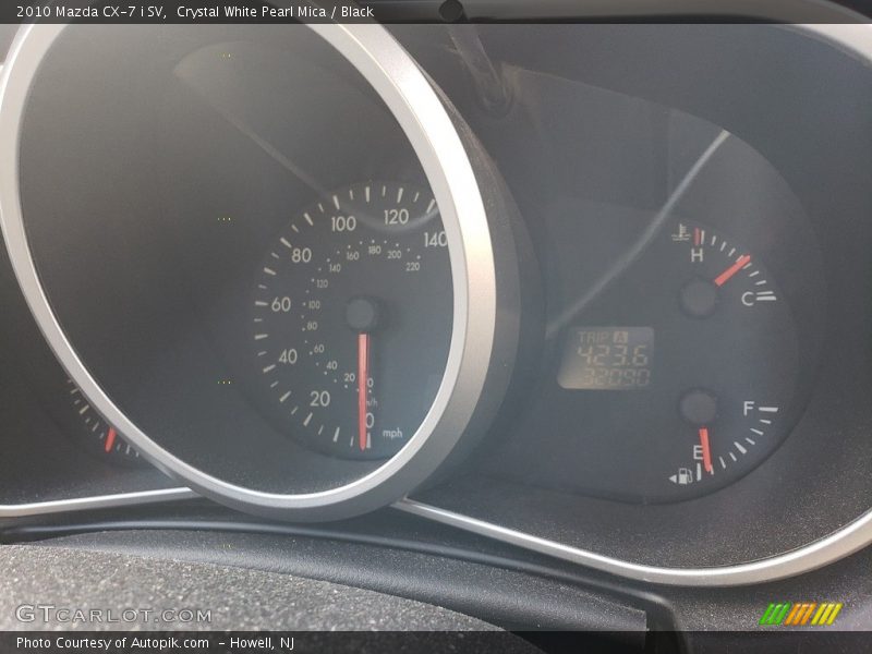 Crystal White Pearl Mica / Black 2010 Mazda CX-7 i SV