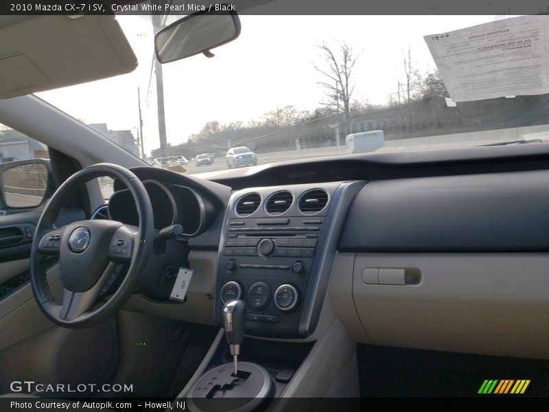 Crystal White Pearl Mica / Black 2010 Mazda CX-7 i SV