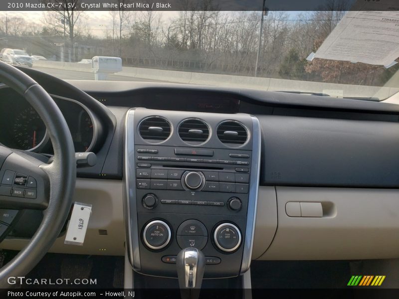 Crystal White Pearl Mica / Black 2010 Mazda CX-7 i SV