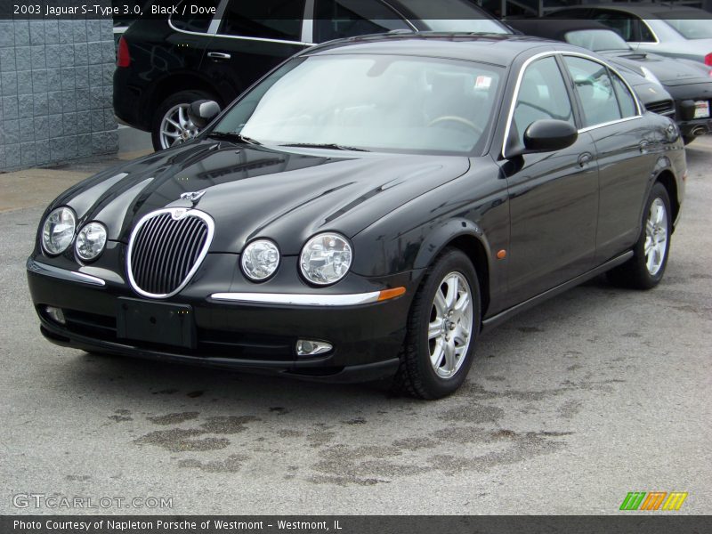 Black / Dove 2003 Jaguar S-Type 3.0
