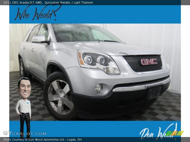 Quicksilver Metallic / Light Titanium 2011 GMC Acadia SLT AWD