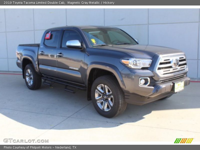 Magnetic Gray Metallic / Hickory 2019 Toyota Tacoma Limited Double Cab