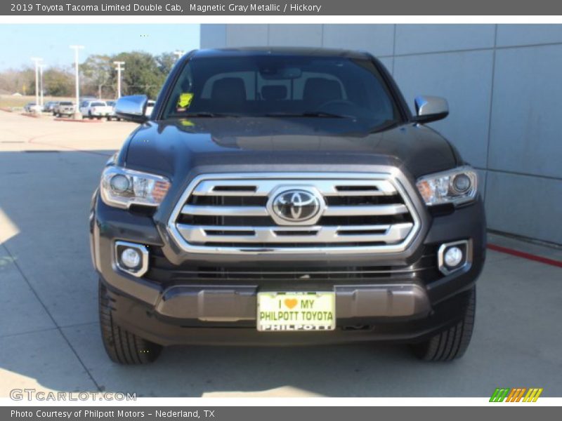 Magnetic Gray Metallic / Hickory 2019 Toyota Tacoma Limited Double Cab