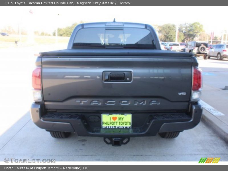 Magnetic Gray Metallic / Hickory 2019 Toyota Tacoma Limited Double Cab