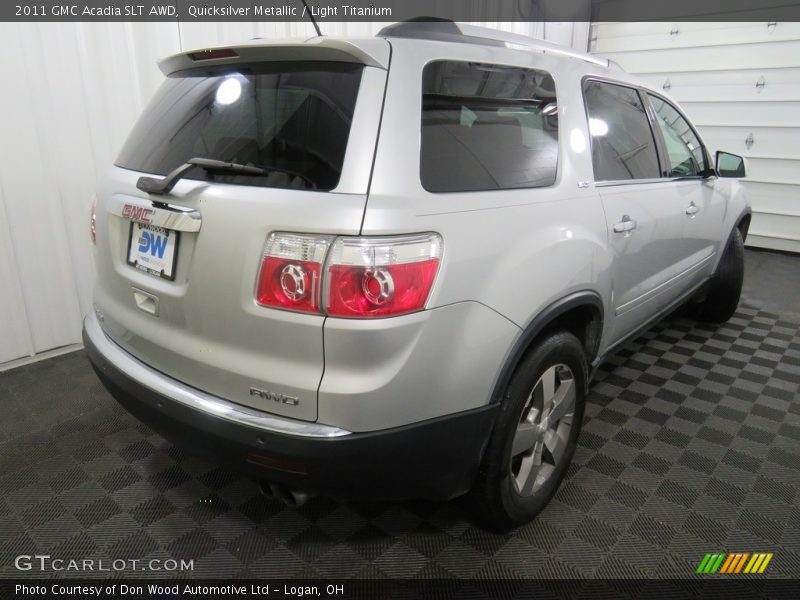 Quicksilver Metallic / Light Titanium 2011 GMC Acadia SLT AWD