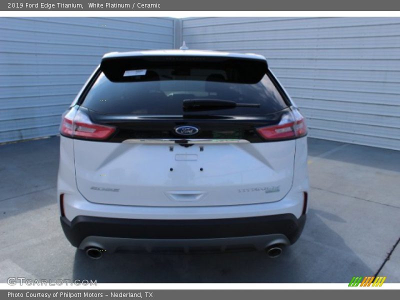 White Platinum / Ceramic 2019 Ford Edge Titanium