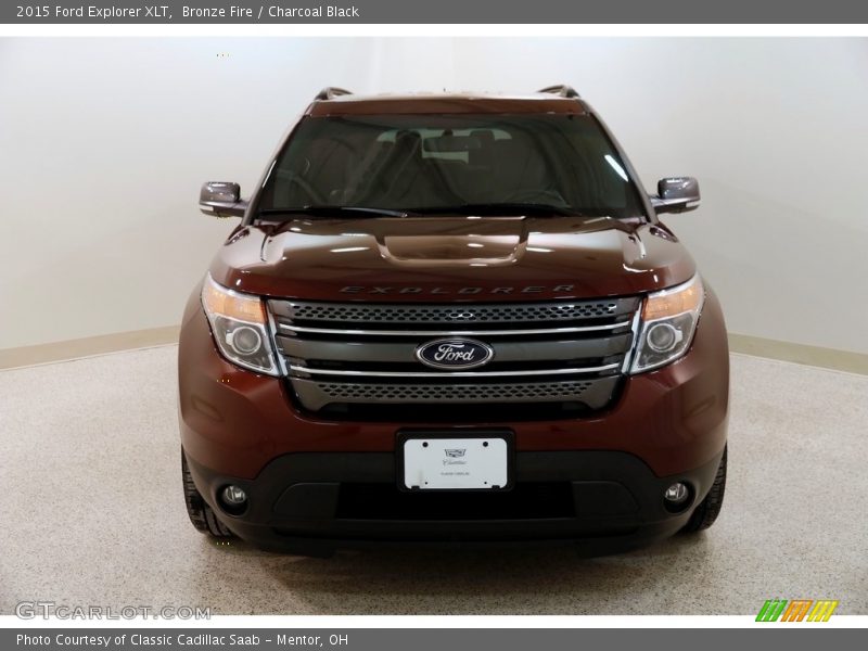 Bronze Fire / Charcoal Black 2015 Ford Explorer XLT