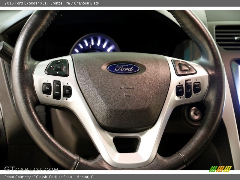Bronze Fire / Charcoal Black 2015 Ford Explorer XLT