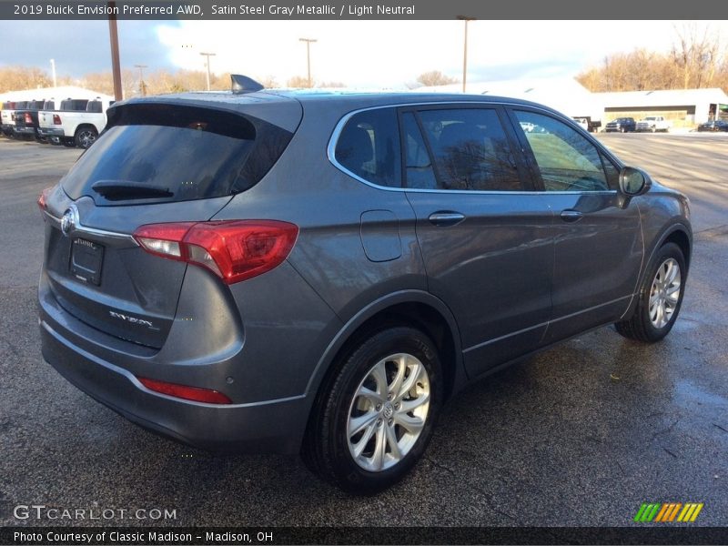 Satin Steel Gray Metallic / Light Neutral 2019 Buick Envision Preferred AWD