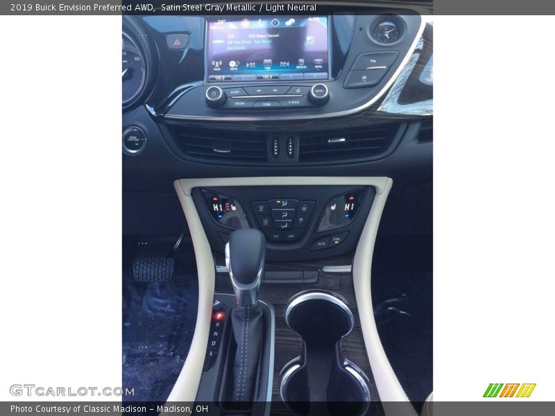 Satin Steel Gray Metallic / Light Neutral 2019 Buick Envision Preferred AWD